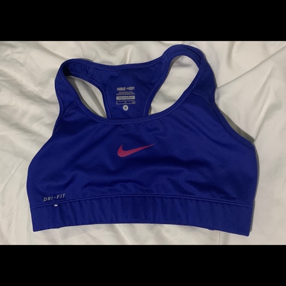 Nike Pro - Blue/Indigo Sports Bra - Picture 1 of 3